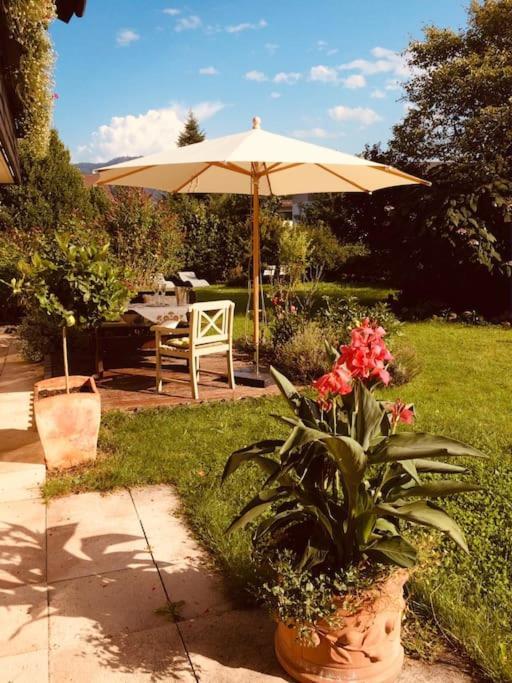 Charmantes Garten-Apartment: Erholung Im Chiemgau Унтервёссен Экстерьер фото