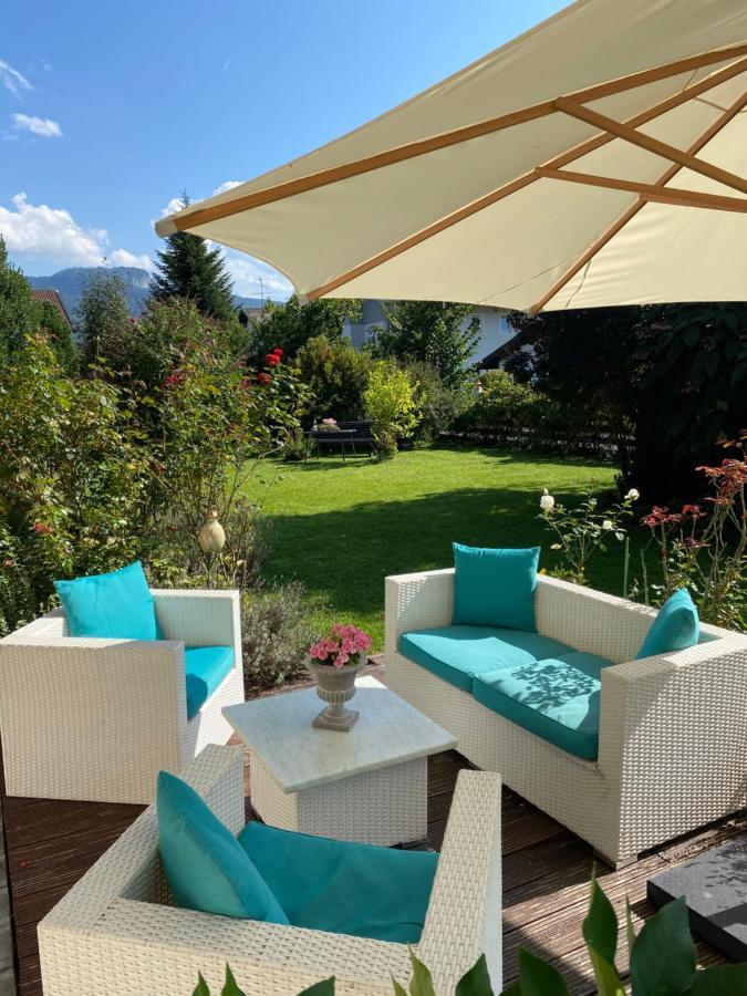 Charmantes Garten-Apartment: Erholung Im Chiemgau Унтервёссен Экстерьер фото